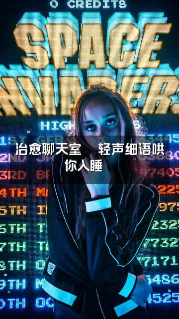 抖音助眠之声视频封面：治愈聊天室💬轻声细语哄你入睡🌙